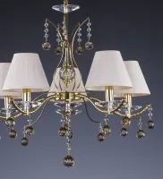 Lámpara de araña de cristal con pantallas L177CE 8003 - detalle