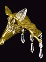 Aplique de cristal con adornos N370CE