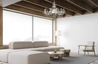 Lámpara de araña de cristal moderna ATCH10 
