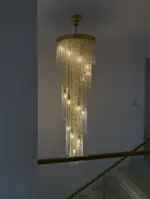 Lámpara de cristal de espiral L455CLN