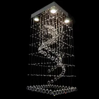 Lámpara de cristal de espiral LW604040201Ni