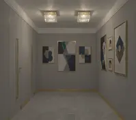 Lámpara de techo cuadrada TX321000804