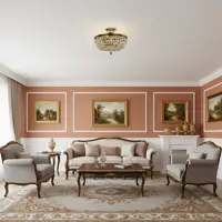 Lámpara de techo estilo cesta L212CLN