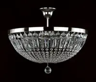 Lámpara de techo estilo cesta LW011090100G - plateada