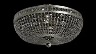 Lámpara de techo estilo cesta LW014120200G - plateada
