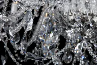 Lámpara de araña de cristal EL10212+602PB - detalle