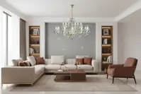 Lámpara de araña de cristal L056CLN