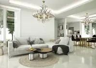 Lámpara de araña de cristal L-SYM-02*