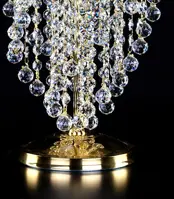Lámpara de mesa de cristal S204CLN