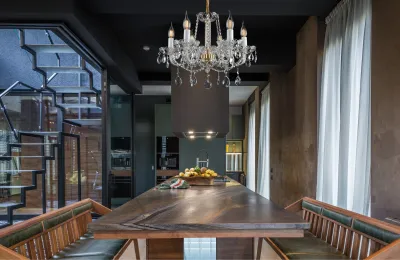 Lámpara de cristal para salón