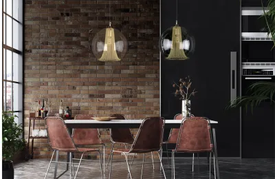 Lámpara de cristal moderna para salon 
