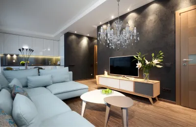 Lámpara de cristal moderna para salón 