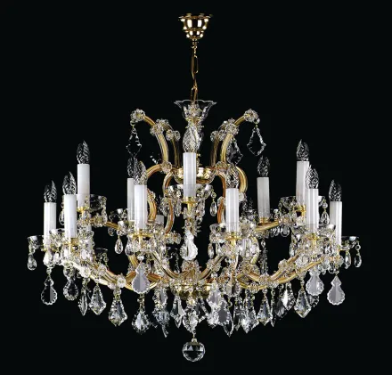 Lámpara de cristal estilo María Teresa L410CLN
