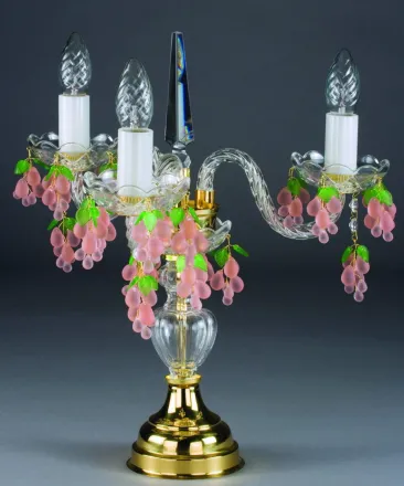 Lámpara de mesa de cristal S165V