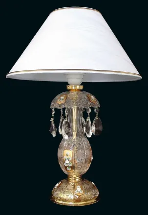 Lámpara de mesa de cristal ES686102