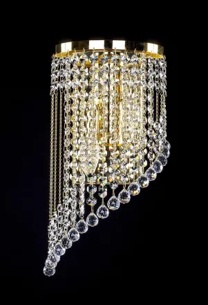 Aplique de cristal con adornos N195CLN