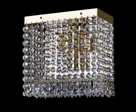 Aplique de cristal con adornos N439CLN