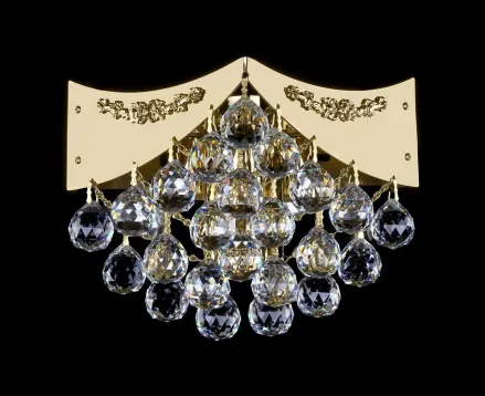 Aplique de cristal con adornos N247CLN