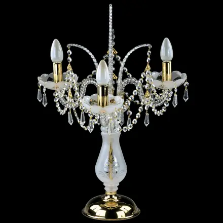 Lámpara de mesa de cristal AS050