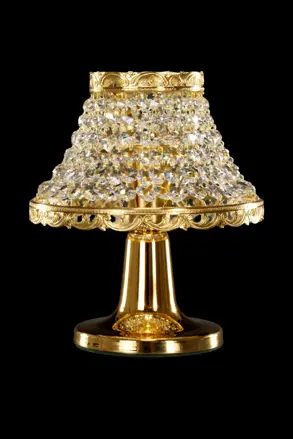 Lámpara de mesa de cristal AS076