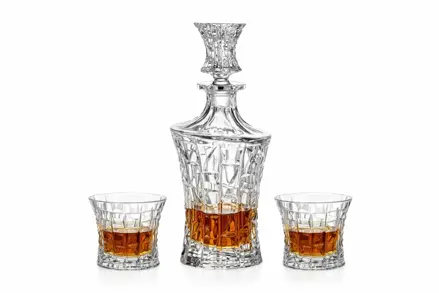 Set de whisky de cristal 1+2 Patriot BF99999830