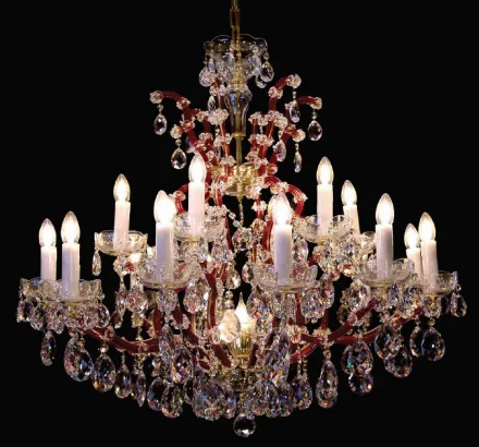 Lámpara de cristal estilo María Teresa  BXL10920Z219Red