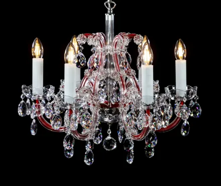 Lámpara de cristal María Teresa BXL10937N206RED