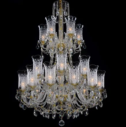 Lámpara de araña de cristal LLCH24-CRYSTAL-DT