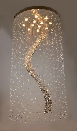 Lámpara de cristal de espiral LW316120101Ni