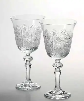Copas de vino talladas 2 tr. 12116-170ml