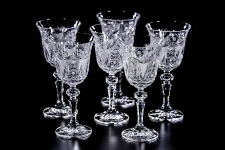 Copas de vino cortadas JKS007