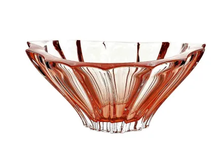 Cuenco de cristal rosa BF6KG02220P