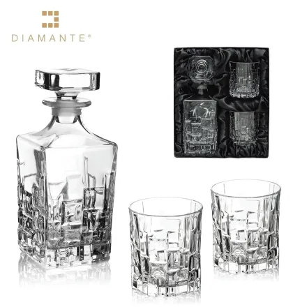 Set de whisky de cristal 1+2 Quartz RA4055333EUP