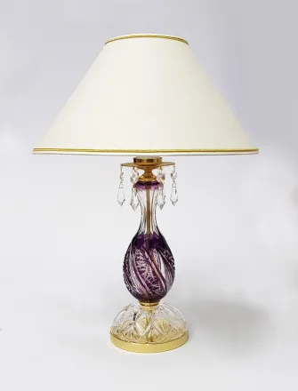 Lámpara de mesa de cristal ES662114