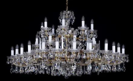 Lámpara de cristal estilo María Teresa L397CLN