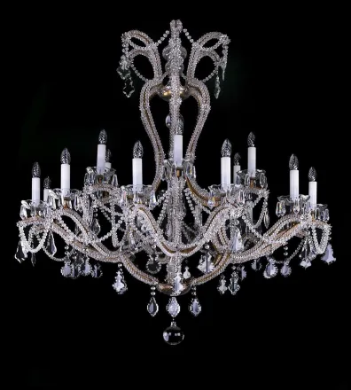 Lámpara de cristal estilo María Teresa  L16414*