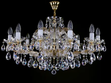 Lámpara de cristal estilo María Teresa L419CLN