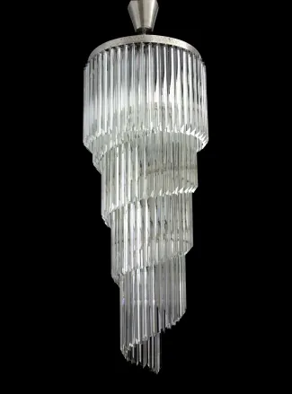 Lámpara de cristal de espiral LW607090101Ni