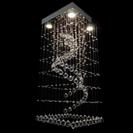 Lámpara de cristal de espiral LW604040201Ni