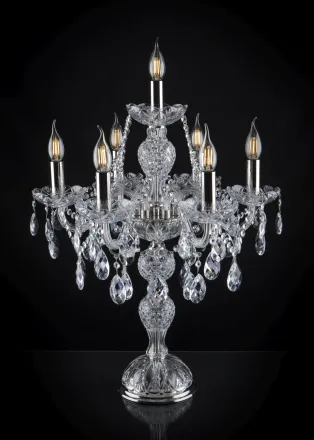 Lámpara de mesa de cristal ES1026+101PB
