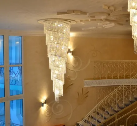 Lámpara de cristal de espiral LWP226-227Ni