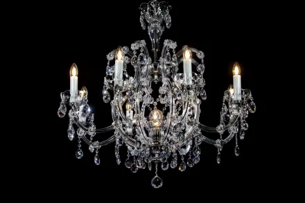 Lámpara de cristal estilo María Teresa BXL10908N209black