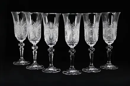 Copas de vino cortadas JKS009