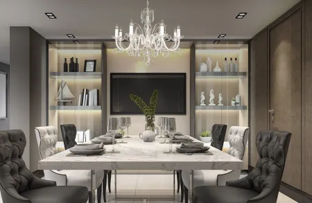 Lámpara de cristal para el comedor de estilo moderno EL416803 Lámpara de cristal para el comedor de estilo moderno EL416803