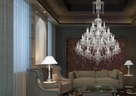 Lámpara de cristal grande para el salón de estilo urbano EL6014519 Lámpara de cristal grande para el salón de estilo urbano EL6014519