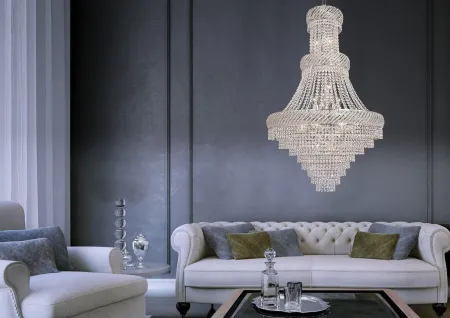 Lámpara de cristal grande para el salón en estilo glamour TX608001018 Lámpara de cristal grande para el salón en estilo glamour TX608001018