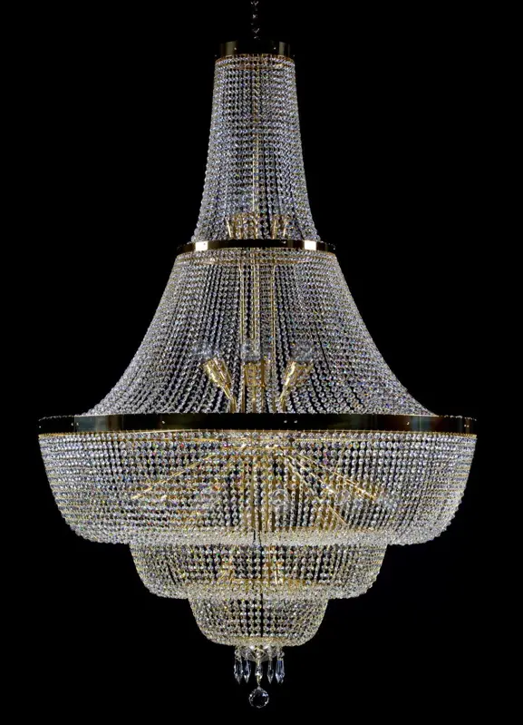 Lámpara de araña de cristal grande L202CLN