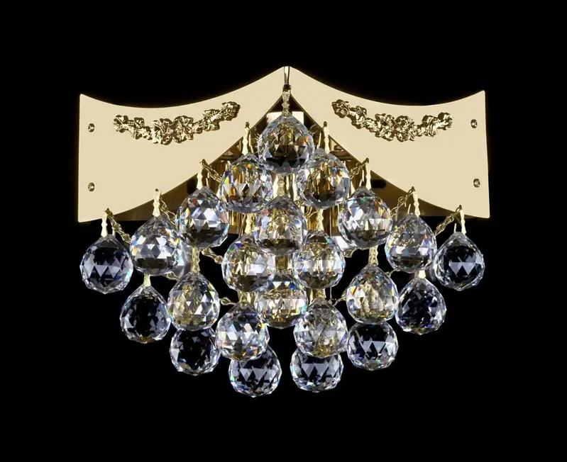 Aplique de cristal con adornos N247CLN