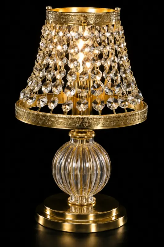 Lámpara de mesa de cristal ES181105ZL