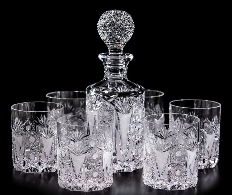 Set de whisky de cristal JKS008